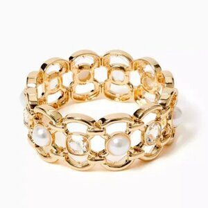 Lilly Pulitzer Gold Palms Cuff Bracelet